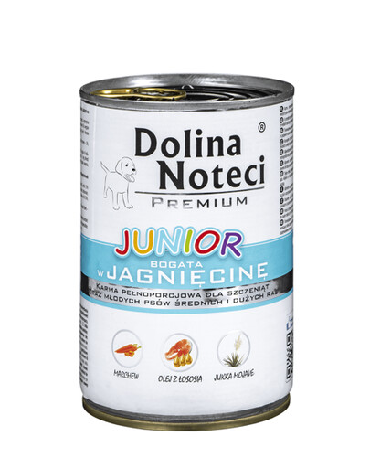 Dolina Noteci Premium Junior z Jagnięciną 400g