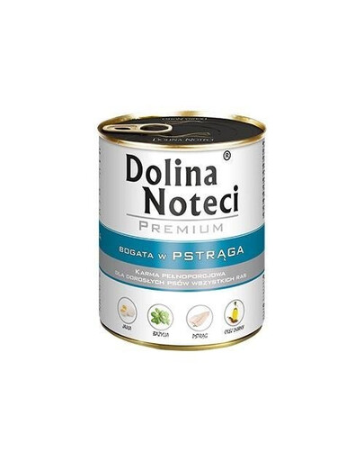 Dolina Noteci Premium Bogata w Pstrąga 800 g - mokra karma mokra dla psów dorosłych 800g