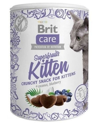 Brit Care Cat Snack Superfruits Kitten 100 g - przysmak dla kociąt 100g