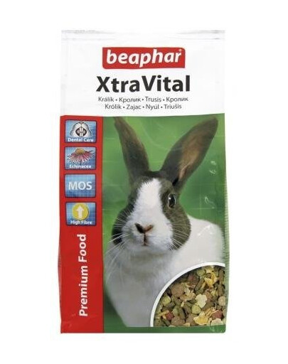 Beaphar XtraVital Rabbit zbliansowana karma dla królików 1kg