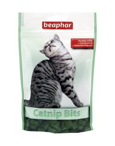 Beaphar Catnip Bits 150 g - przysmak dla kotów z kocimiętką