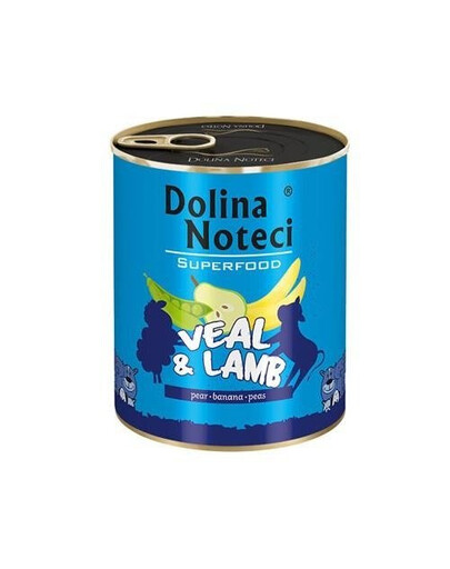 Dolina Noteci Superfood Cielęcina i Jagnięcina 800g