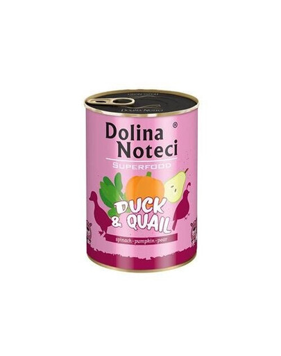 Dolina Noteci Superfood Kaczka i Przepiórka 400g