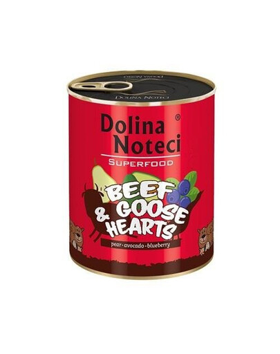 Dolina Noteci Superfood Wołowina i Serca Gęsi 400g