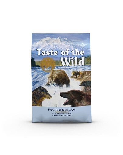 Taste Of The Wild Pacific Stream 12,2 kg - sucha karma dla psów z wędzony łososiem 12,2kg