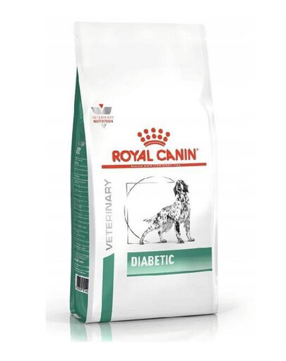 Royal Canin Veterinary Dog Diabetic 7 kg - Pełnoporcjowa dietetyczna karma dla dorosłych psów.