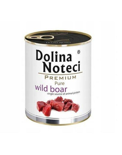 Dolina Noteci pure dzik 800 g - mokra karma dla psów dorosłych, 800 g