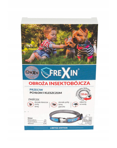 Obroża insektobójcza FreXin dla psa 35 cm