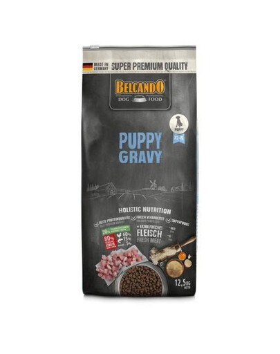 BELCANDO Puppy Gravy 12.5 kg sucha karma dla szczeniąt do 4 miesiąca życia