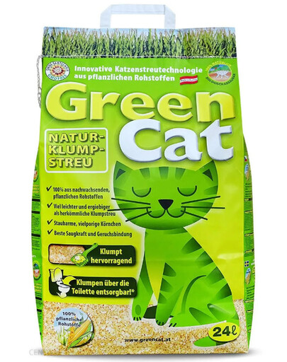 Canagan Natur Klump Streu Green Cat 24 l - naturalny żwirek zbrylający dla kotów 24l