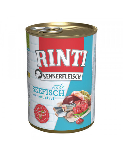 RINTI Kennerfleisch Sea Fish Ryby morskie 400 g - sucha karma dla psów