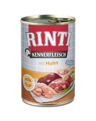 RINTI Kennerfleisch Chicken- mokra karma dla psa kurczak 400 g