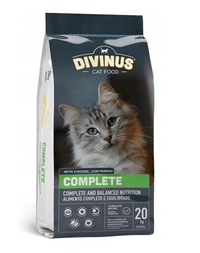 DIVINUS Cat Complete 20 kg - Sucha karma dla kotów 20 kg