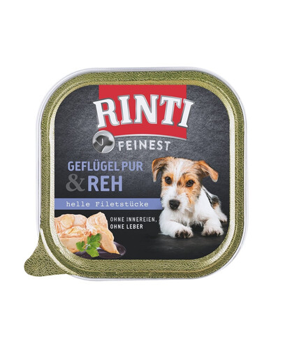 Feinest Poultry Pure&Deer tacka drób i jeleń 150 g