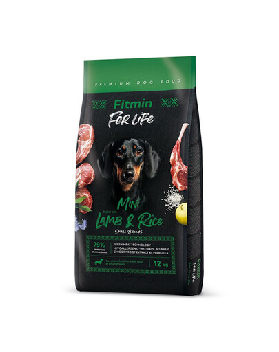 FITMIN For Life Mini Lamb with Rice karma dla psów ras małych 12 kg