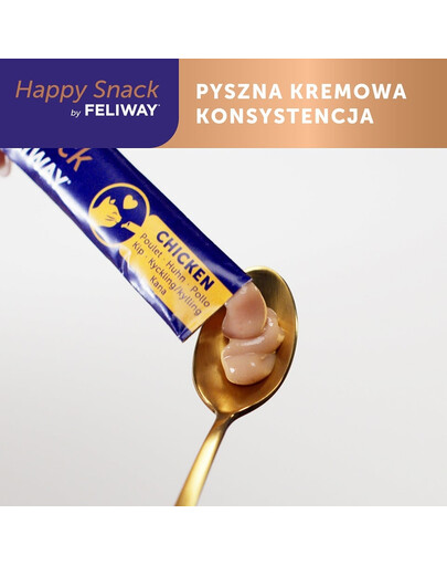 FELIWAY Happy Snack 6x15 g kremowa przekąska dla kotów