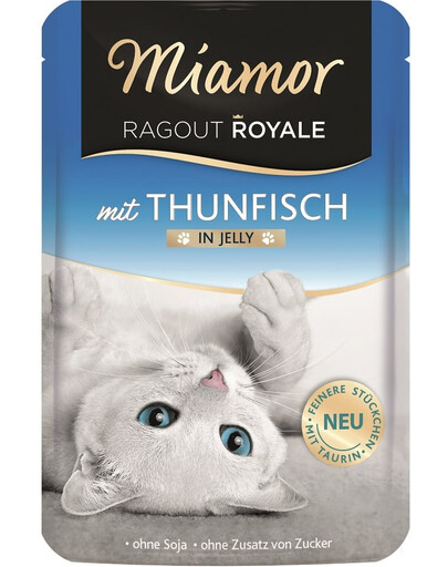 Ragout Royale in Jelly Tuna saszetka w galaretce tuńczyk dla kotów 100 g