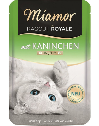 Ragout Royale in Jelly Rabbit saszetka w galaretce królik dla kotów 100 g