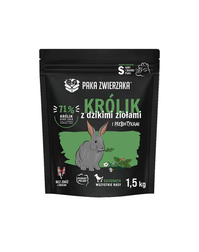 Seventh Heaven Karma sucha Królik z dzikimi ziołami dla szczeniąt 1,5 kg