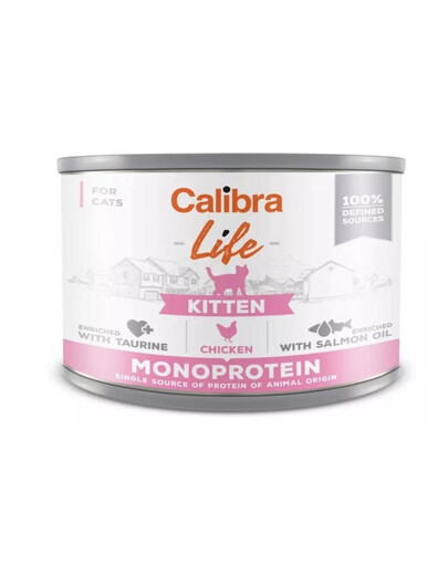 Cat Life Kitten Chicken 200g monoproteinowa karma z kurczakiem kociąt