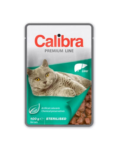 Cat Premium Line Sterilised Liver 100 g z wątróbką dla sterylizowanych kotów