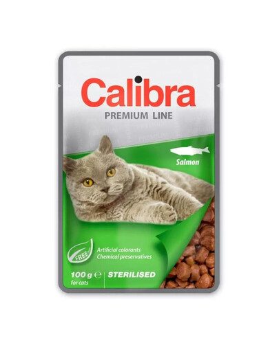 Cat Premium Line Sterilised Salmon 100 g z łososiem dla sterylizowanych kotów