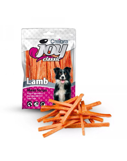 Dog Joy Classic Lamb Strips 80 g paski z jagnięciną