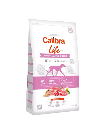 Dog Life Junior Large Breed Lamb 2,5 kg dla szczeniąt ras dużych jagnięcina