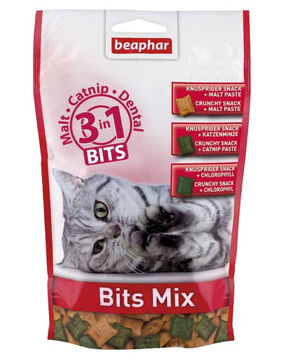 BEAPHAR Bits 3 in 1 mix przysmaków dla kotów 150 g