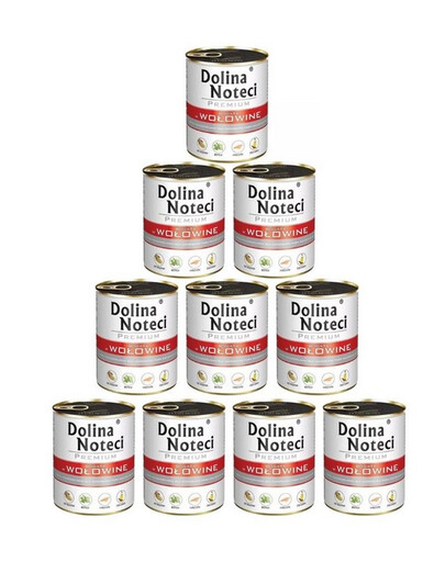 DOLINA NOTECI Premium Bogata W Wołowinę zestaw 10x800 g