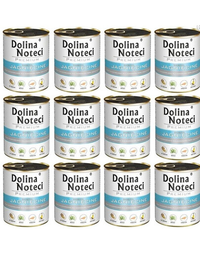 DOLINA NOTECI Premium smak Jagnięcina zestaw 12x800g