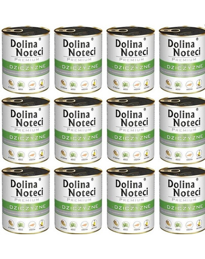 DOLINA NOTECI Premium Bogata W Dziczyznę zestaw 12x800g