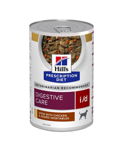 Prescription Diet Canine i/d Digestive Care Stew z kurczakiem i warzywami 354 g w puszce