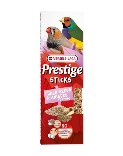 VERSELE-LAGA Prestige Sticks 60g kolby dla wróblowatych  nasiona roślin dzikich i posypka anyżowa