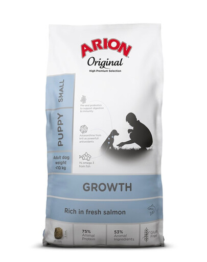 Original Growth Puppy Small Salmon Rice 2 kg