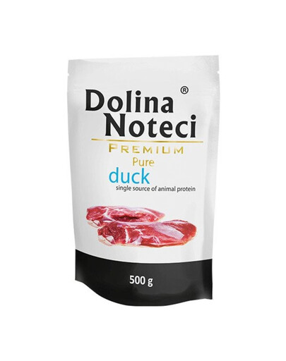 Dolina Noteci doypack pure kaczka 500 g - mokra karma dla psów dorosłych, 500 g