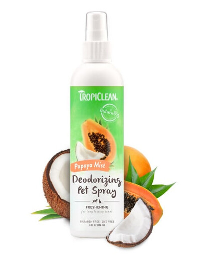 Papaya Mist Deodorizing Spray 236ml spray odświeżający dla psa i kota