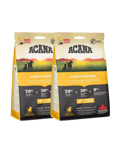 ACANA Puppy Recipe 2x340 g