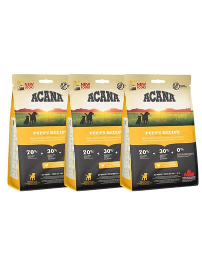 ACANA Puppy Recipe 3x340 g