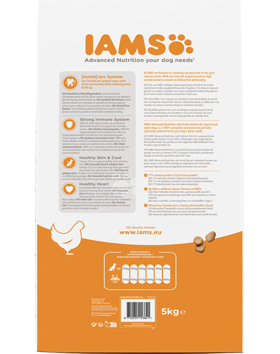 IAMS For Vitality Adult Large Breed Chicken 5 kg - sucha karma dla dorosłych psów ras dużych