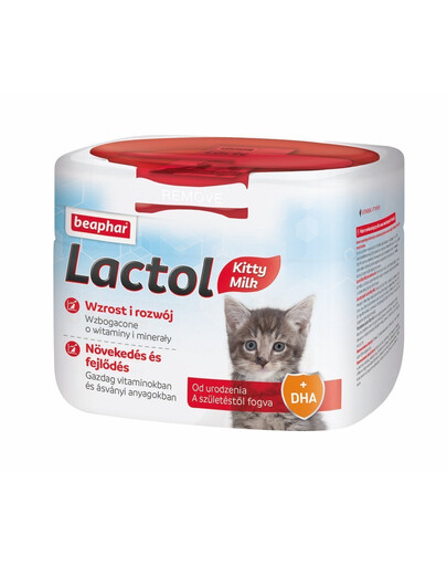 BEAPHAR Lactol - KITTY MILK 500g mleko dla kociąt + zestaw do karmienia GRATIS