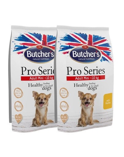 BUTCHER'S ProSeries Dog Dry z drobiem 2x800 g