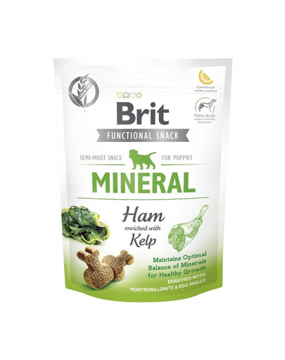 Care Dog Functional Snack Mineral Ham 150g przysmak z szynką i algami dla szczeniaka