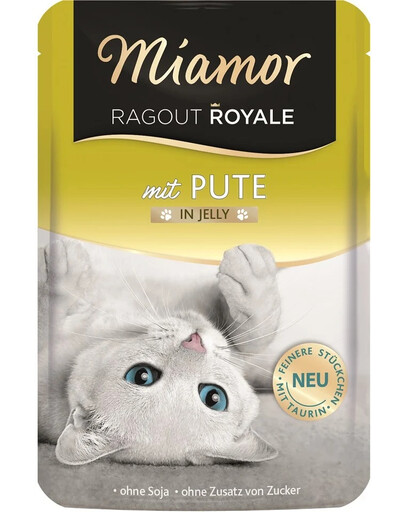 MIAMOR Ragout Royale in Jelly Turkey mokra karma w galaretce z indykiem 100 g