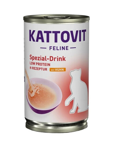 KATTOVIT Cat Diet Drinks Niere-Renal Drink kurczak 135 ml napój dla kotów