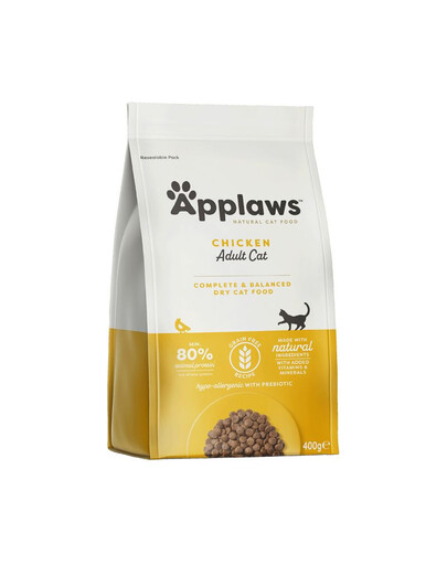 Applaws Complete Cat Food Adult Cat Chicken 400 g - sucha karma dla dorosłych kotów z kurczakiem