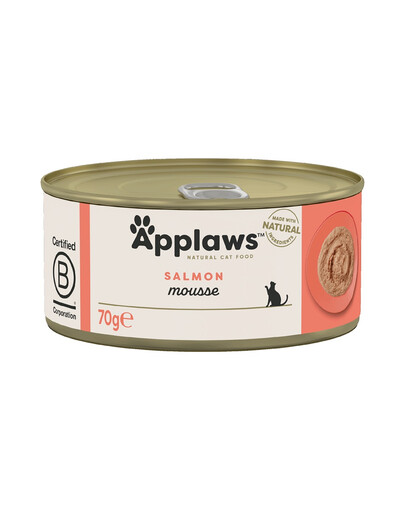 APPLAWS Cat Mousse Tin, 70 g Salmon - mokra karma dla kota z łososiem