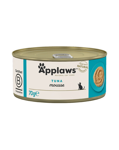 APPLAWS Cat Mousse Tin, 70 g Tuna - mokra karma dla kotów z tuńczykiem