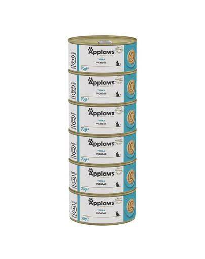 APPLAWS Cat Adult Mousse Tuna mus z tuńczykiem 6x70 g