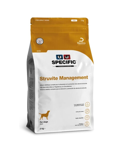 SPECIFIC Dog Struvite Management CCD karma weterynaryjna dla psów przeciw struwitom 2 kg